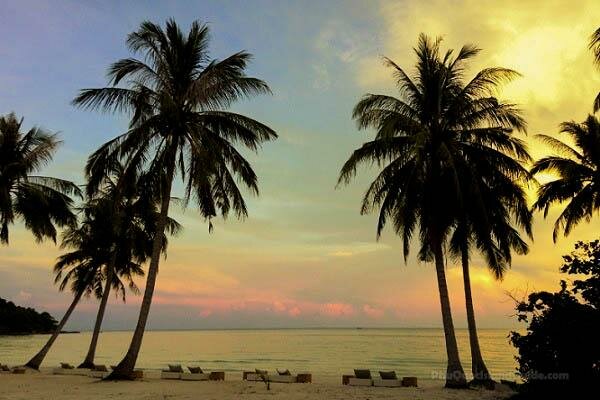 bai sao beach sunset