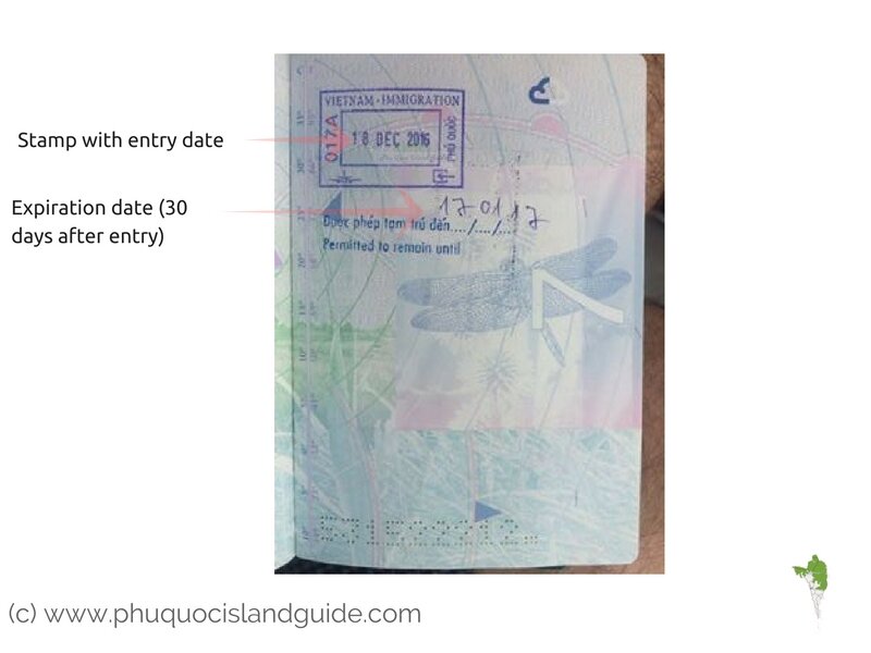 30 day phu quoc visa exemption stamp