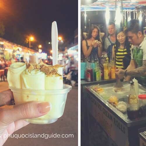 Phu Quoc Island Ice Cream Rolls