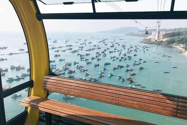 Inside Phu Quoc Cable Car