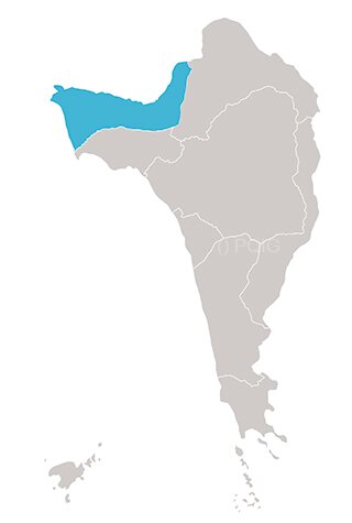 map of ganh dau commune