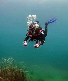 Diving instructor on Phu Quoc Island