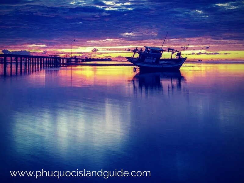 sunrise at ham ninh jetty