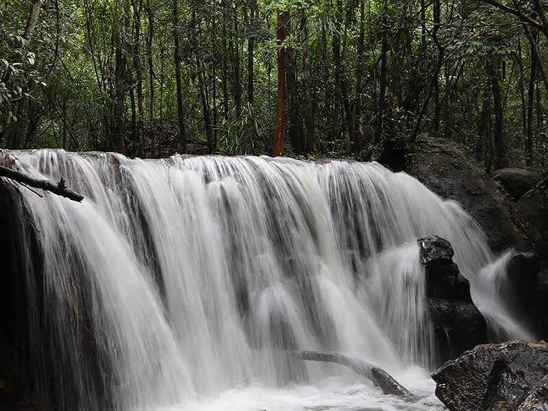 Suoi Tranh Waterfall during rainy season